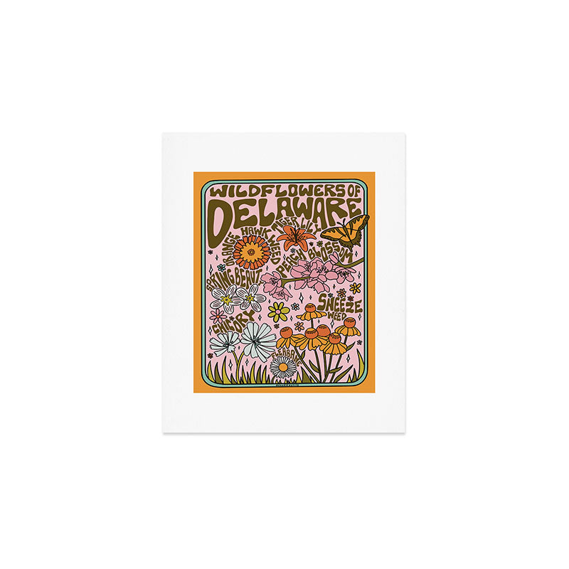 Delaware Wildflowers Art Print Gallery Image 1
