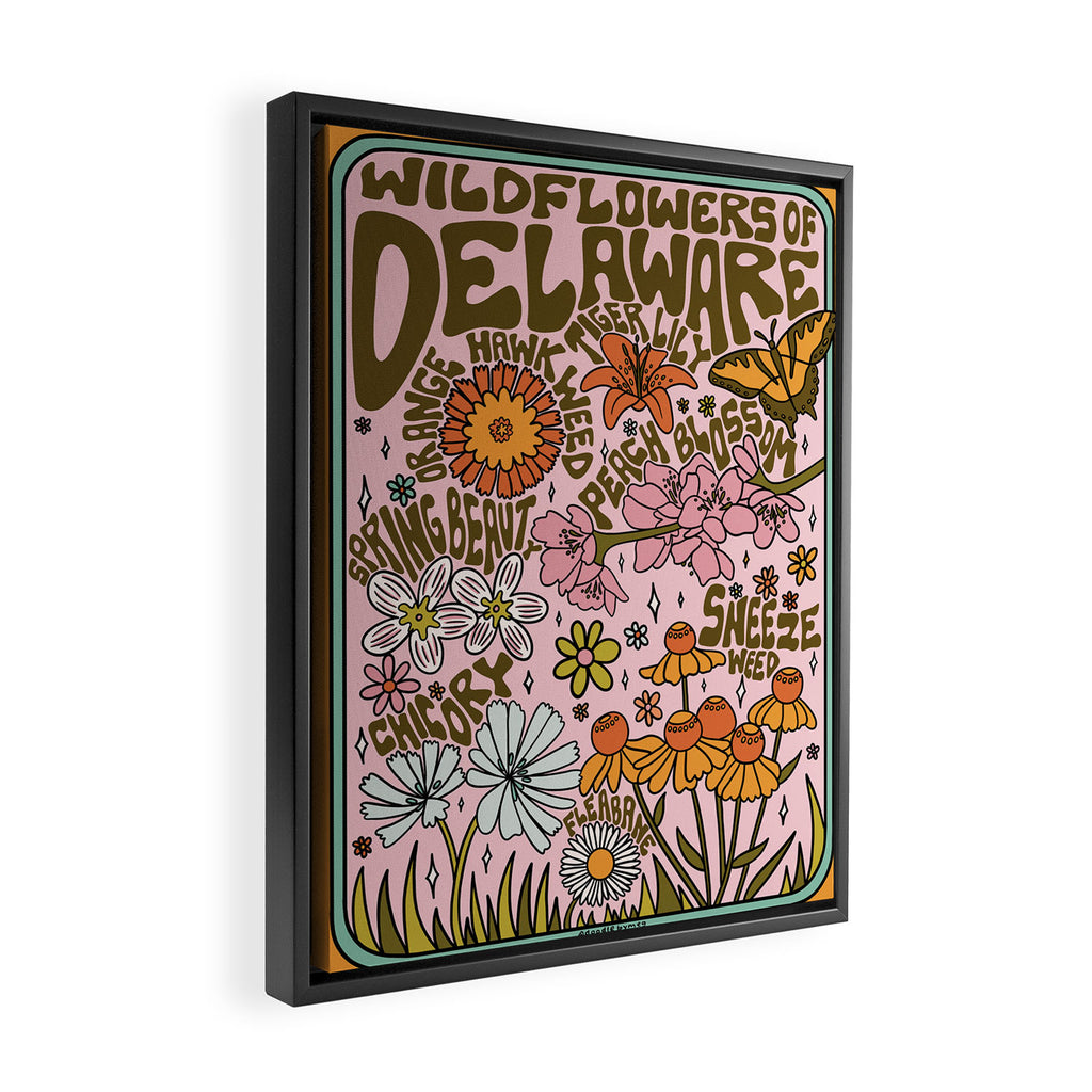 Delaware Wildflowers Framed Canvas Print Gallery Image 2