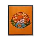 Desert Cowgirl Framed Canvas Print Gallery Image 8