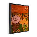 Desert Girl Framed Canvas Print Gallery Image 2