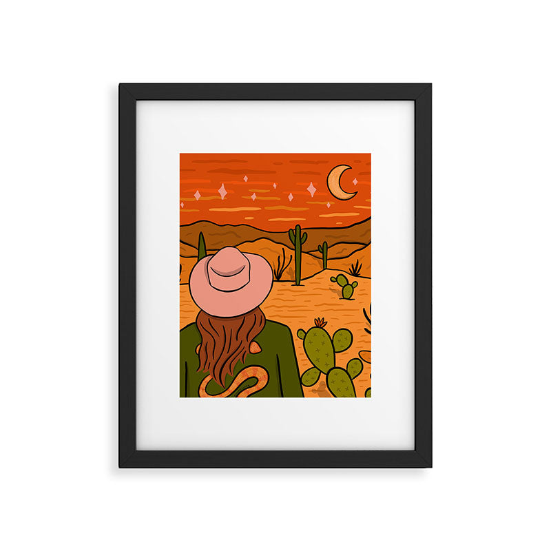 Desert Girl Framed Art Print Gallery Image 4