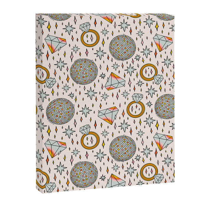 Diamonds and Disco Balls Print Canvas Print Gallery Image 1
