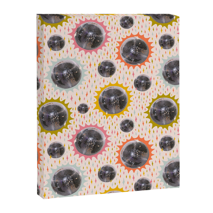 Disco Ball Collage Print Canvas Print Gallery Image 1