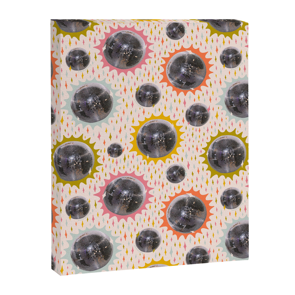 Disco Ball Collage Print Canvas Print Gallery Image 8