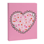 Disco Ball Heart Canvas Print Gallery Image 8