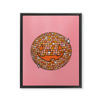 Disco Ball Jack O Lantern Framed Canvas Print Gallery Image 8