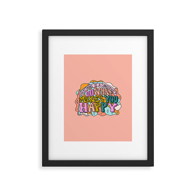 Do What Makes You Happy Framed Art Print Gallery Image 6