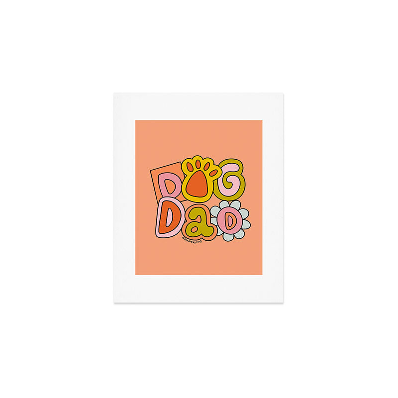 Dog Dad Art Print Gallery Image 1