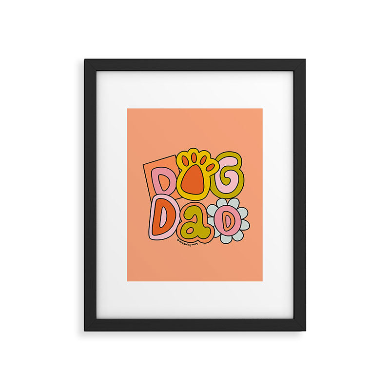 Dog Dad Framed Art Print Gallery Image 6