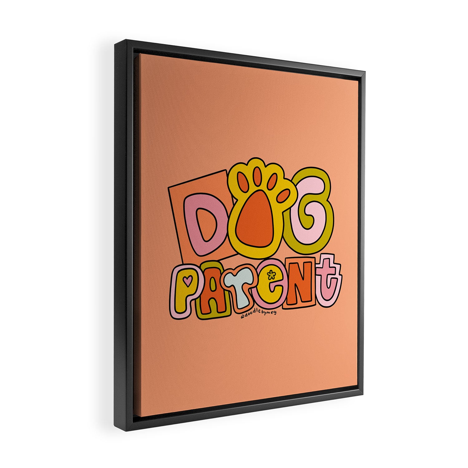 Dog Parent Framed Canvas Print Gallery Image 2