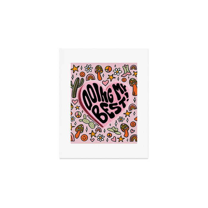 Doing My Best Art Print Gallery Image 1