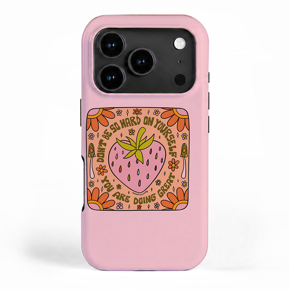 Don't Be So Hard on Yourself iPhone Case Gallery Image 1