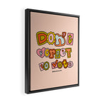 Don't Forget to Vote Framed Canvas Print Gallery Image 2