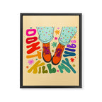 Don't Kill My Vibe Framed Canvas Print Gallery Image 8