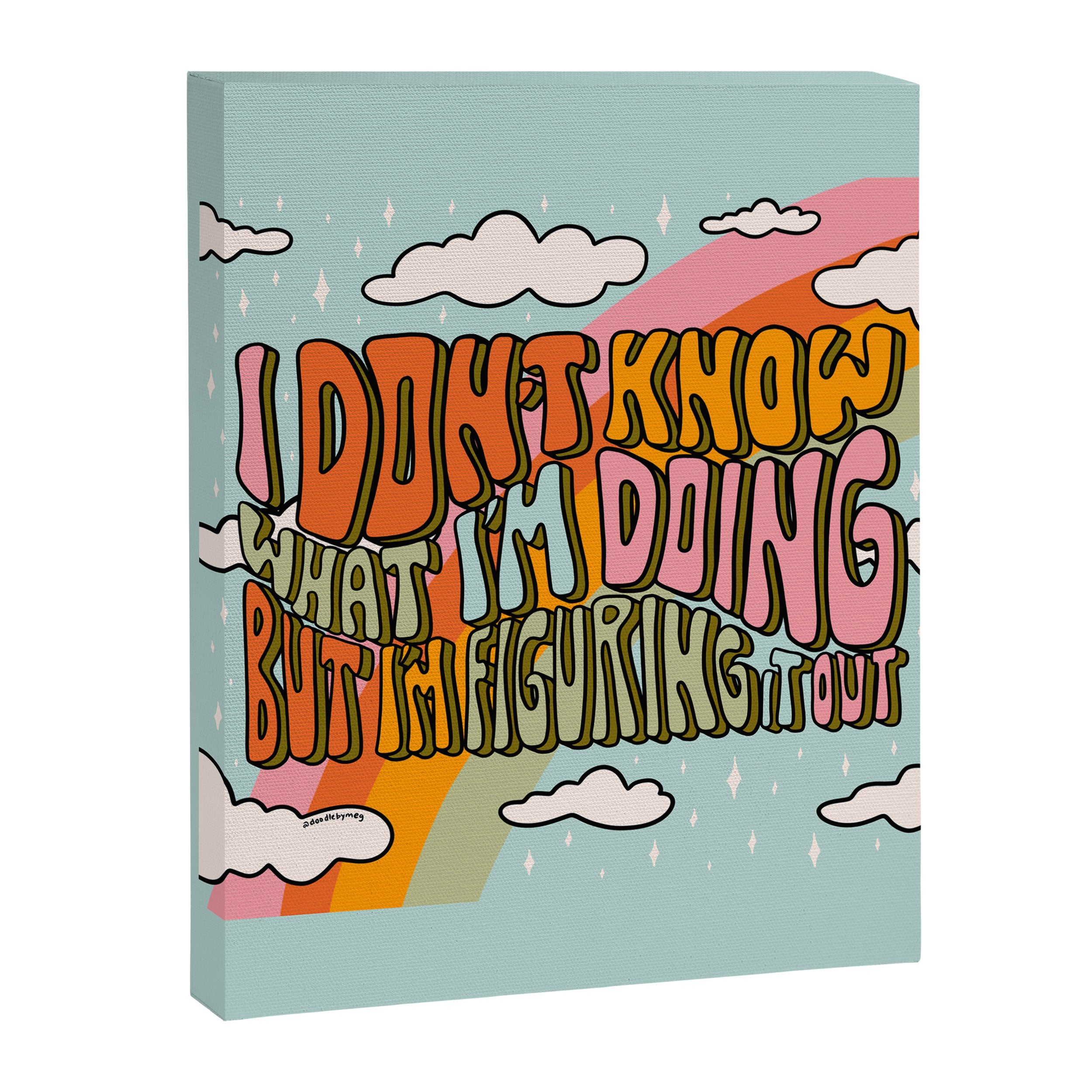 Don't Know What I'm Doing Canvas Print Gallery Image 8