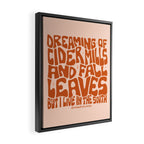 Dreaming of Cider Mills Framed Canvas Print Gallery Image 2