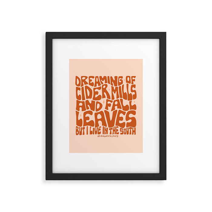 Dreaming of Cider Mills Framed Art Print Gallery Image 1