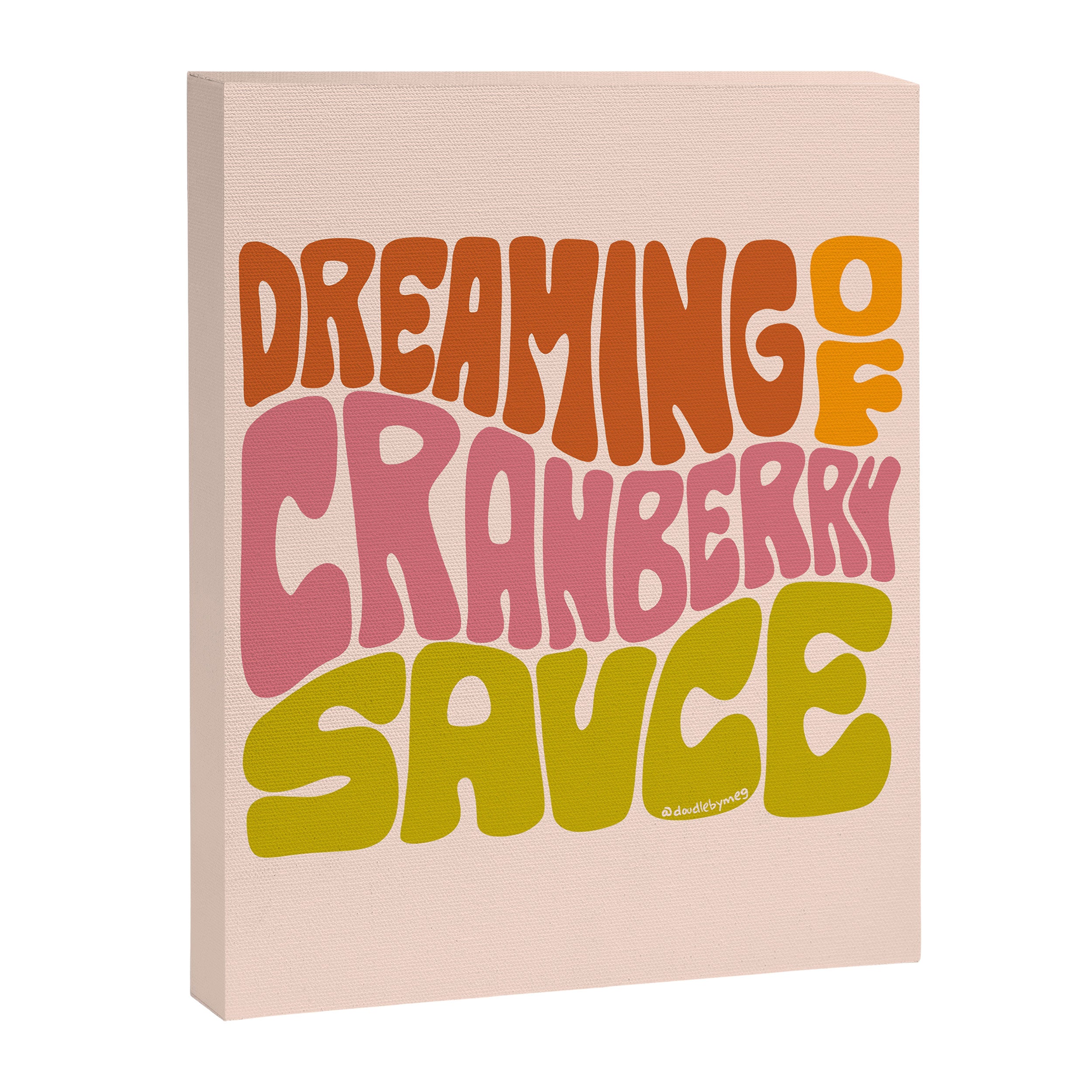 Dreaming of Cranberry Sauce Canvas Print Gallery Image 8