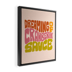 Dreaming of Cranberry Sauce Framed Canvas Print Gallery Image 2