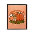 Dreaming of Pumpkins Framed Canvas Print Gallery Image 8