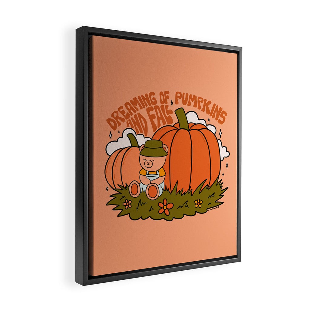 Dreaming of Pumpkins Framed Canvas Print Gallery Image 2