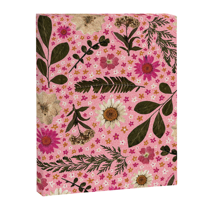 Dried Flower Print in Pink Canvas Print Gallery Image 1