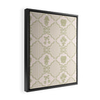 Eloise Print in Green Framed Canvas Print Gallery Image 2