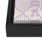 Eloise Print in Lavender Framed Canvas Print Gallery Image 3