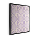 Eloise Print in Lavender Framed Canvas Print Gallery Image 2