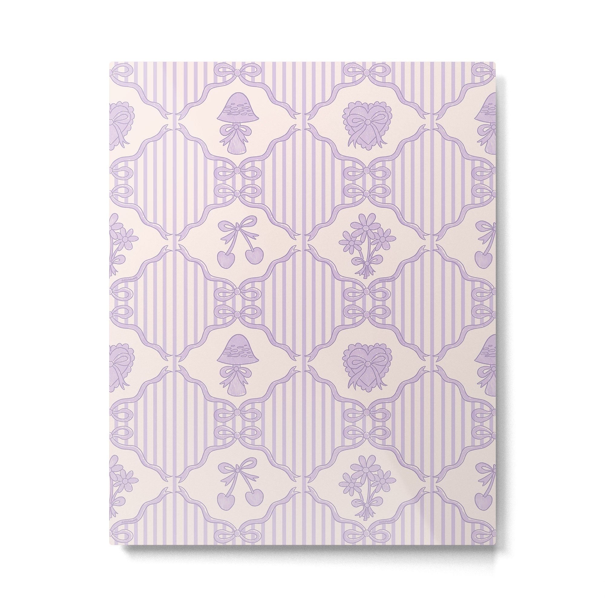Eloise Print in Lavender Metal Print Gallery Image 6