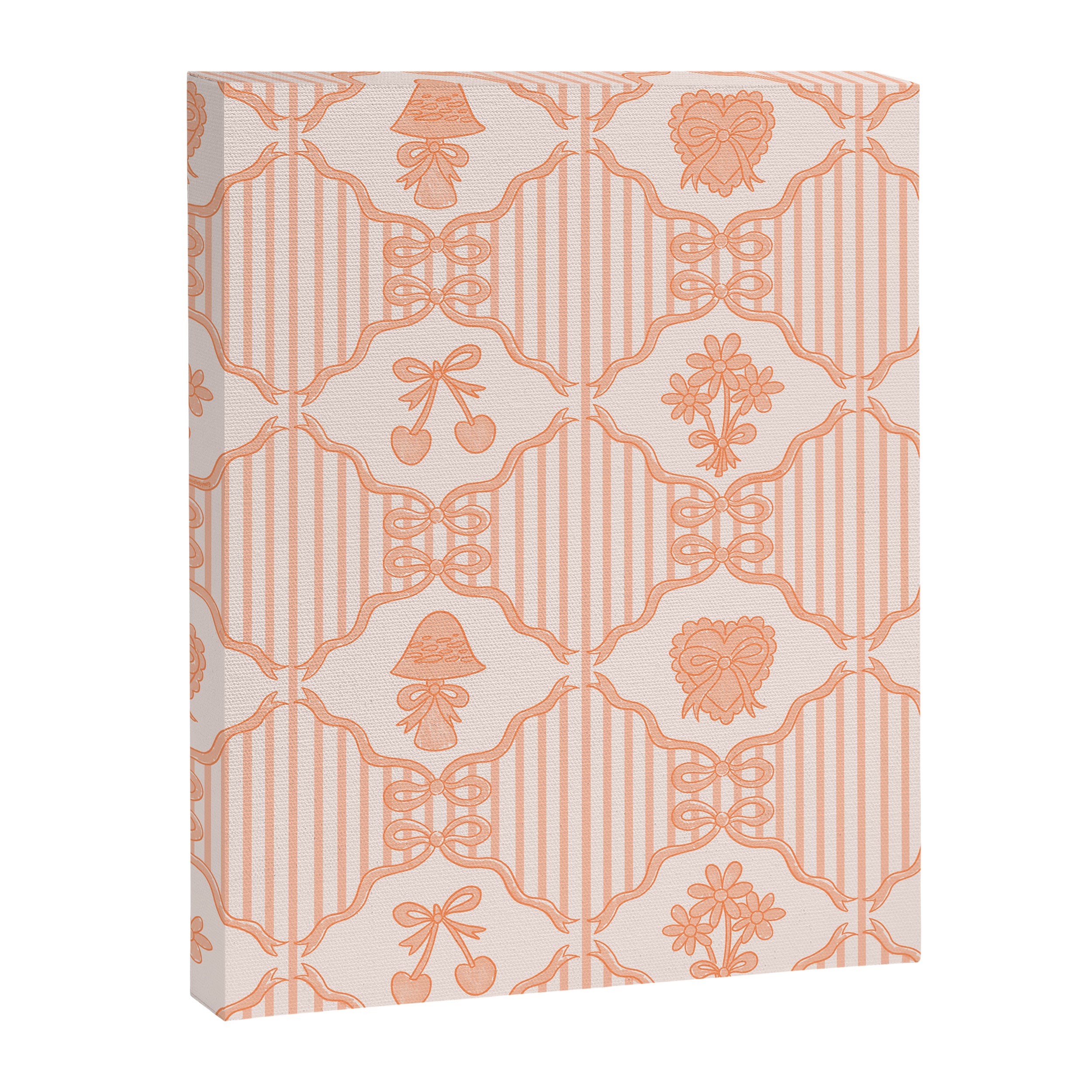 Eloise Print in Peach Canvas Print Gallery Image 8