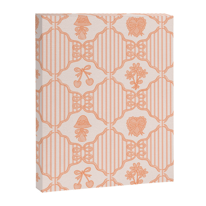 Eloise Print in Peach Canvas Print Gallery Image 1