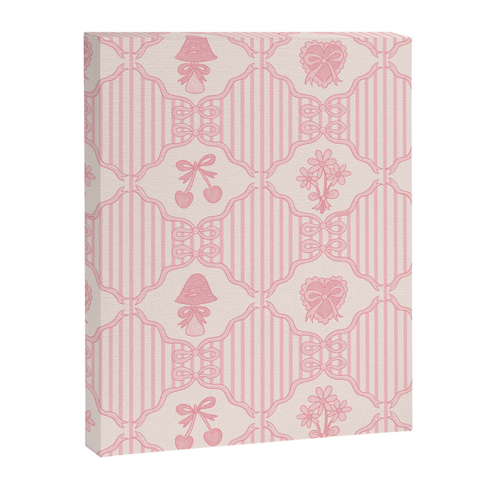 Eloise Print in Pink Canvas Print Gallery Image 1