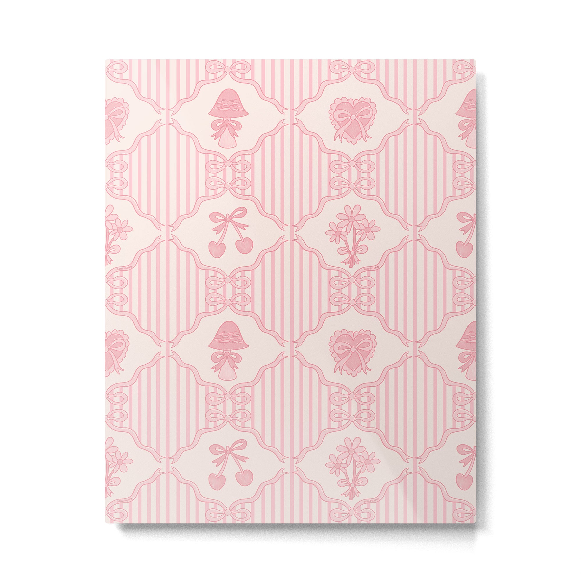 Eloise Print in Pink Metal Print Gallery Image 6