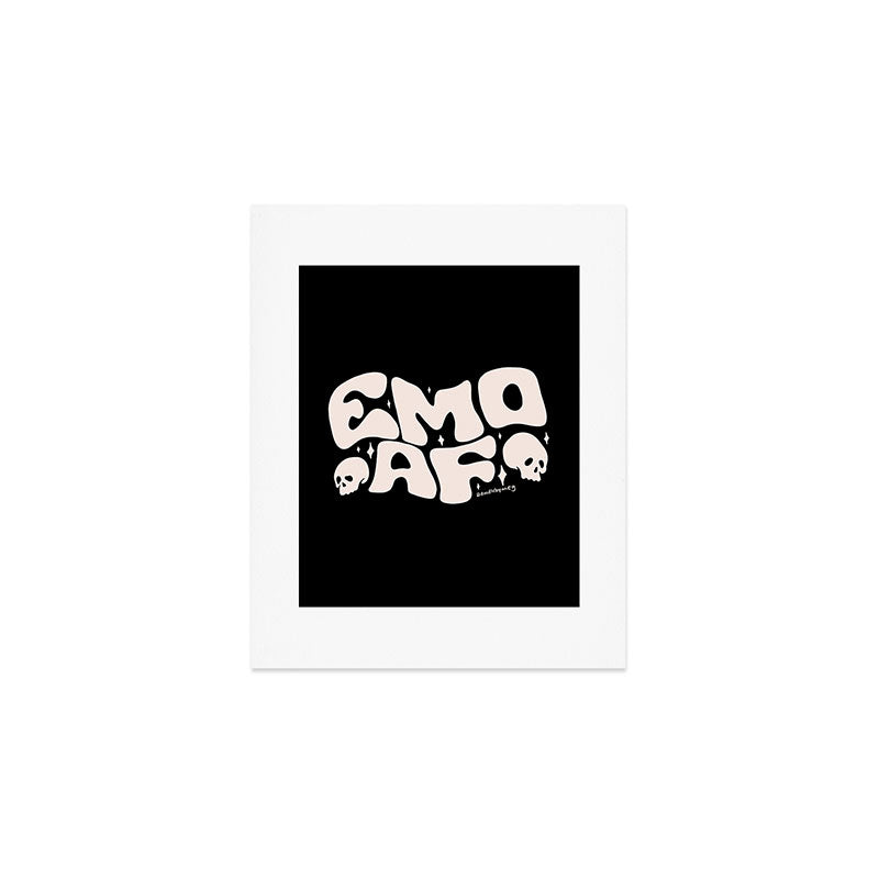 Emo As Fuck Art Print Gallery Image 1