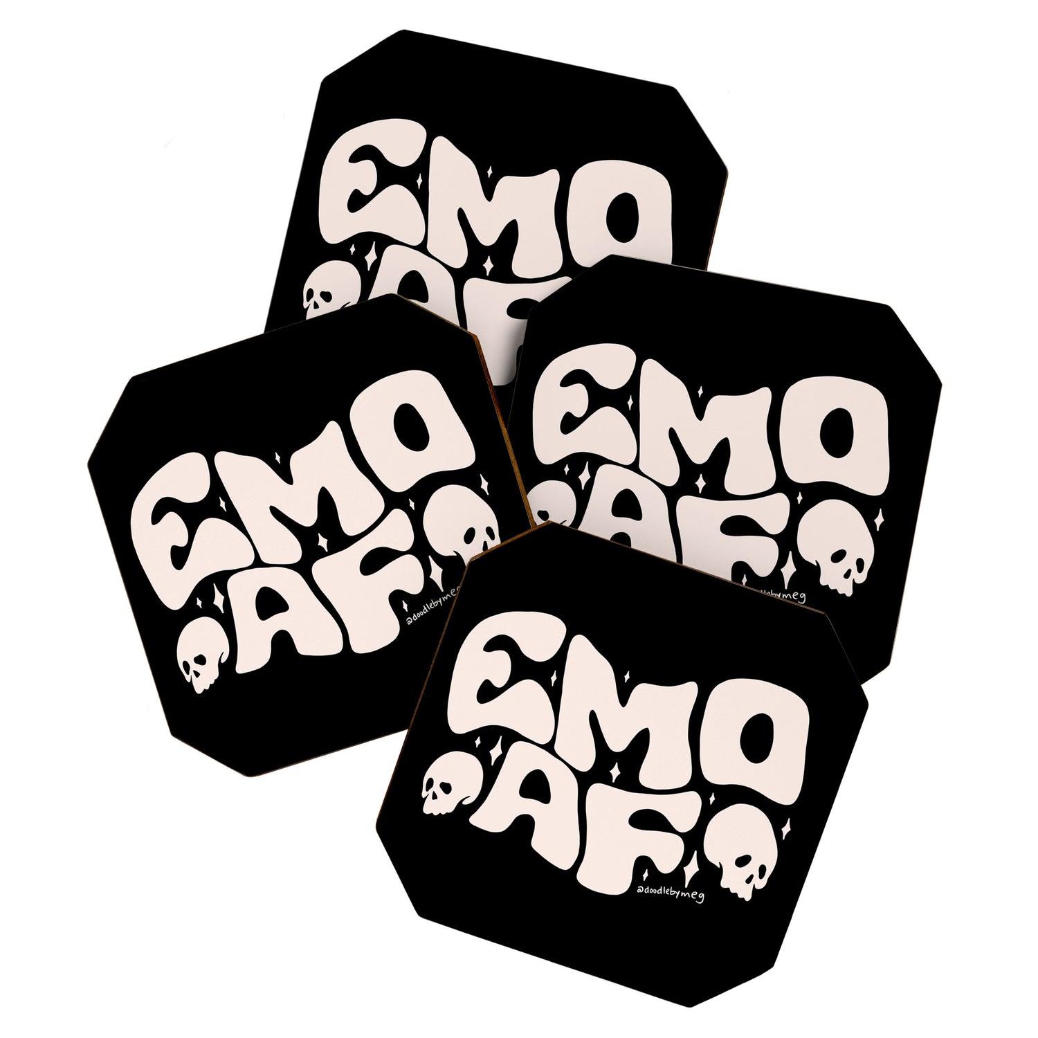 Emo As Fuck Coaster Gallery Image 1