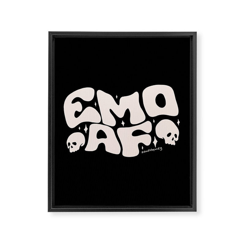 Emo As Fuck Framed Canvas Print Gallery Image 8