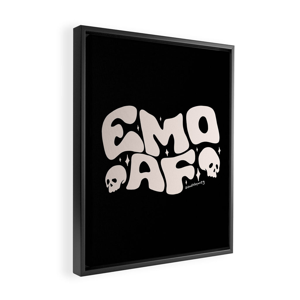 Emo As Fuck Framed Canvas Print Gallery Image 2