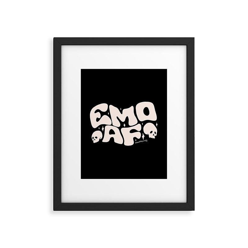 Emo As Fuck Framed Art Print Gallery Image 6