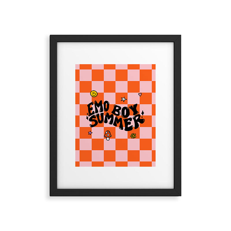 Emo Boy Summer Framed Art Print Gallery Image 6