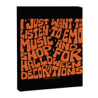 Emo Music and Halloween Decorations Canvas Print Gallery Image 8
