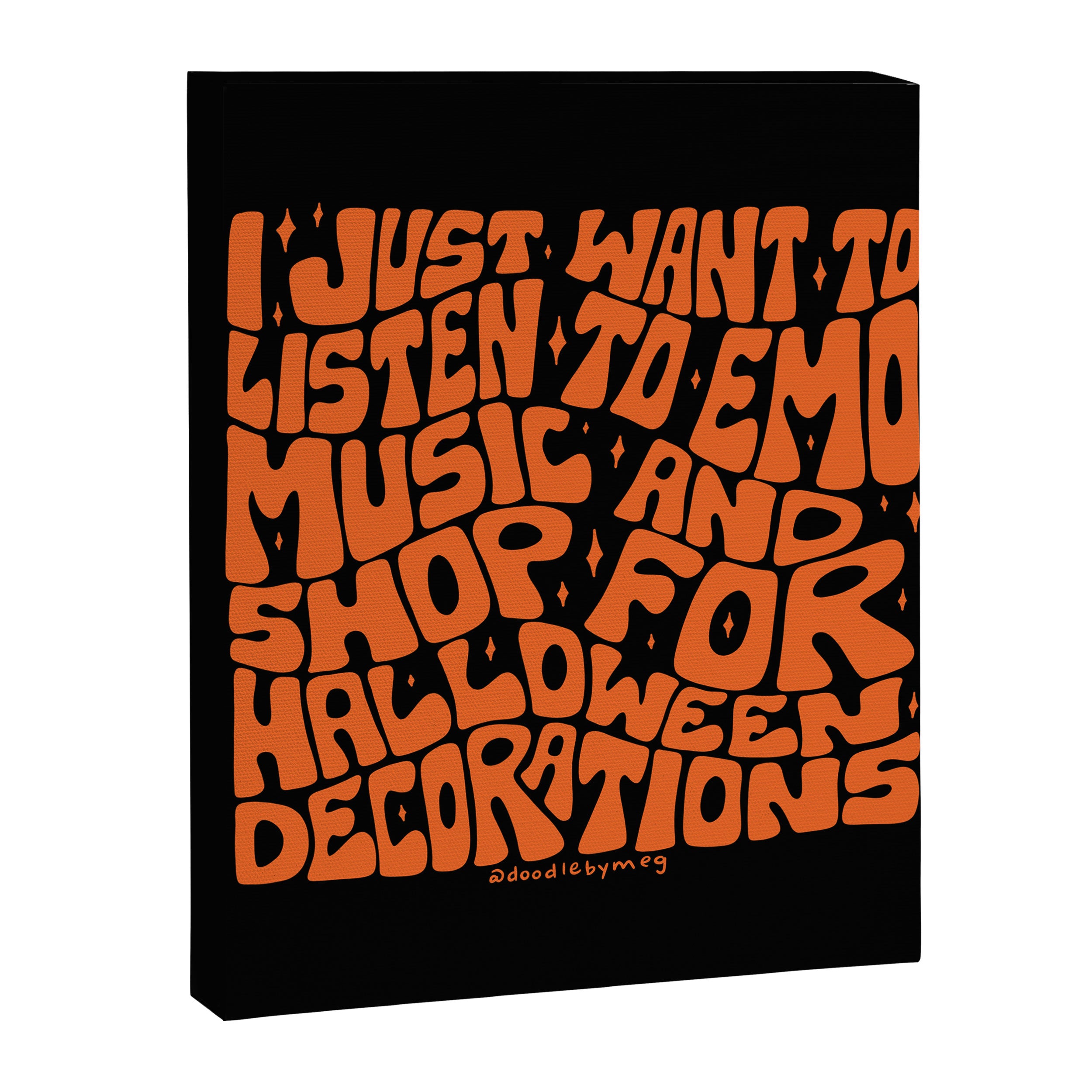 Emo Music and Halloween Decorations Canvas Print Gallery Image 8
