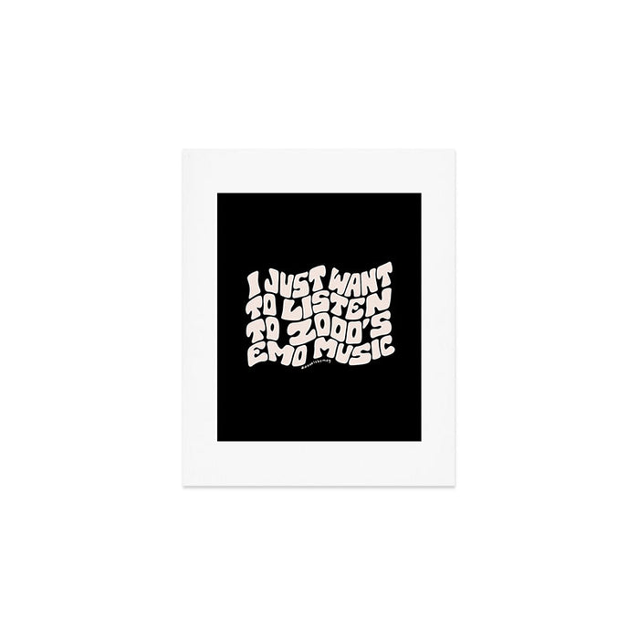 Emo Music Art Print Gallery Image 1