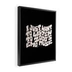 Emo Music Framed Canvas Print Gallery Image 2