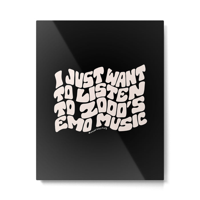 Emo Music Metal Print Gallery Image 1