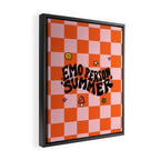 Emo Person Summer Framed Canvas Print Gallery Image 2
