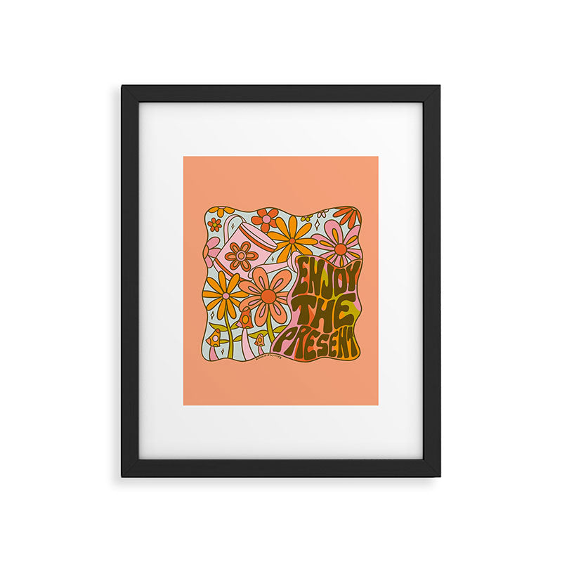 Enjoy the Present Framed Art Print Gallery Image 6