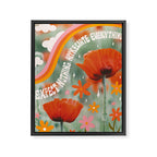 Expect Nothing. Appreciate Everything. Framed Canvas Print Gallery Image 6