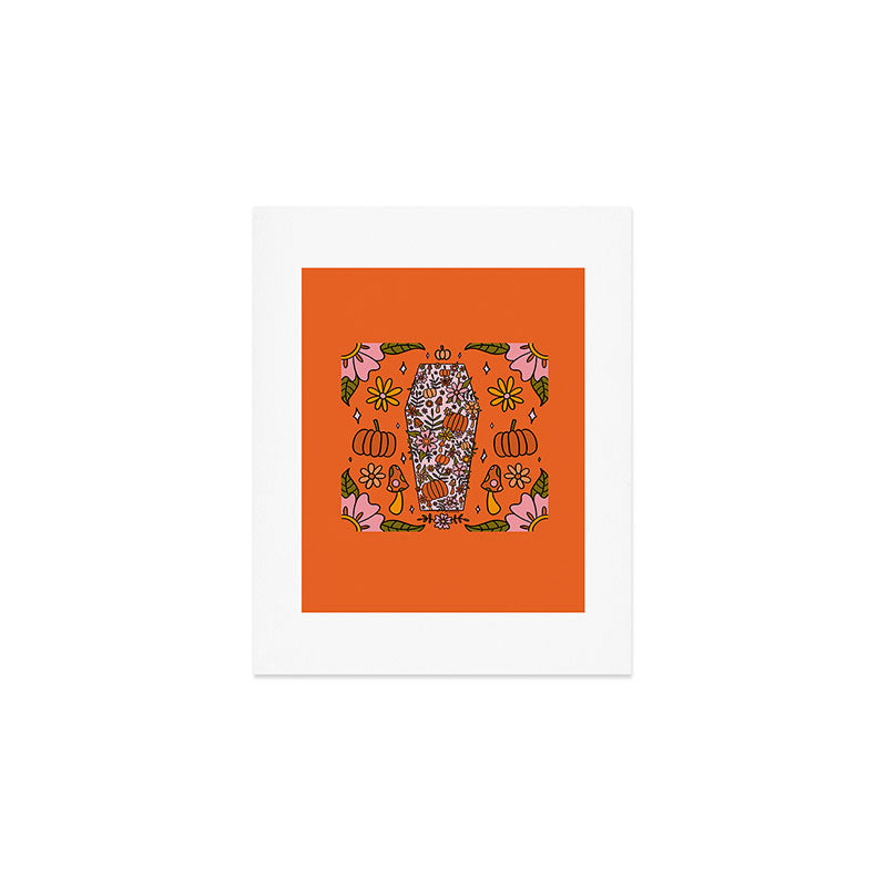 Fall Coffin Art Print Gallery Image 1