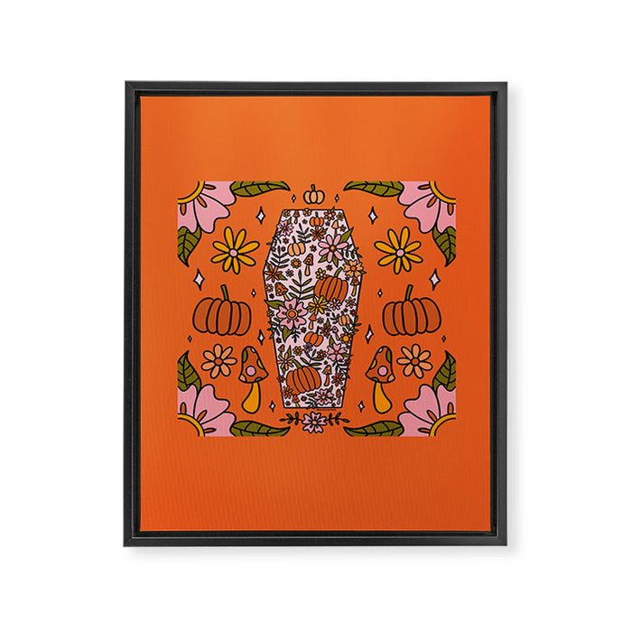 Fall Coffin Framed Canvas Print Gallery Image 1